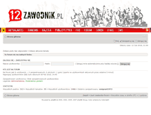 Tablet Screenshot of forum.12zawodnik.pl